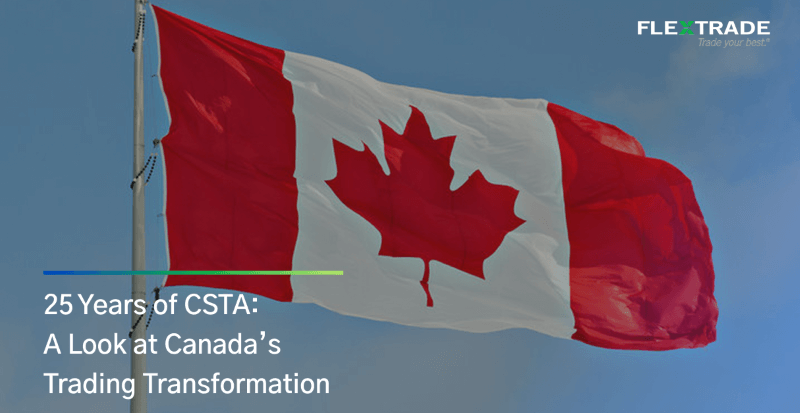 Canadian flag with article title overlaid.